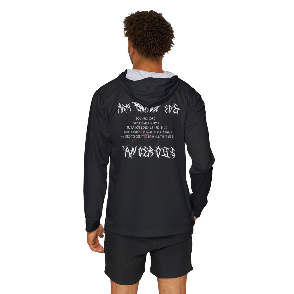 Men's Warmup Hoodie — Black Team Champs Sports Pullover