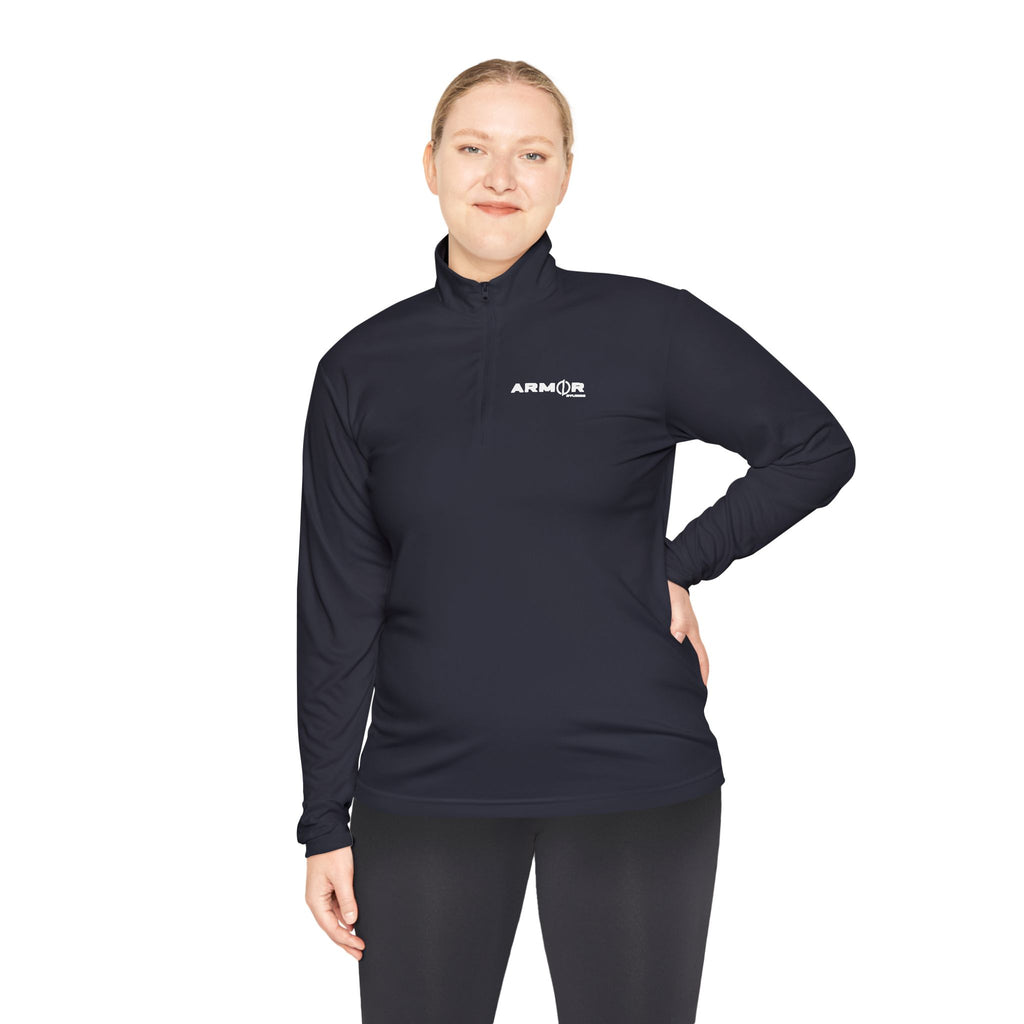 Unisex Quarter-Zip Pullover - Stylish, Versatile Activewear with Unique Back Design